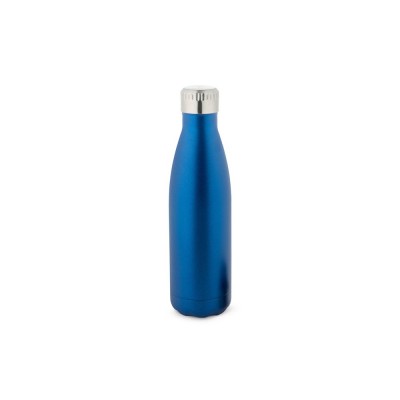 Купить SHOW SATIN. Бутылка из нержавеющей стали 540 мл, синий с нанесением логотипа