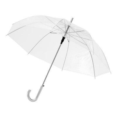 Купить Прозрачный зонт 23 полуавтомат, прозрачный с нанесением логотипа