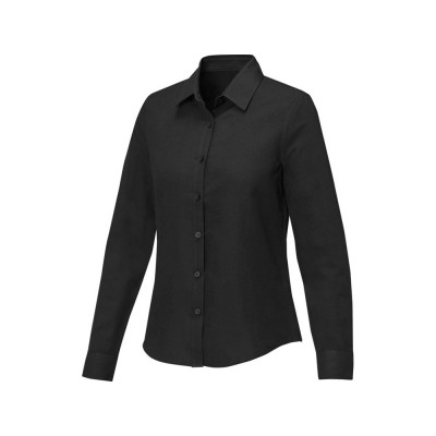 Купить Pollux Женская рубашка с длинным рукавом, черный с нанесением логотипа