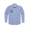 Купить Рубашка Net мужская с длинным рукавом, синий с нанесением логотипа