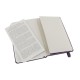 Купить Записная книжка Moleskine Classic (в линейку) в твердой обложке, Pocket (9x14см), фиолетовый с нанесением логотипа
