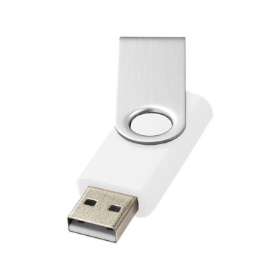 USB-флешка на 16 Гб Rotate Basic, белый