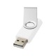 Купить USB-флешка на 16 Гб Rotate Basic, белый с нанесением логотипа