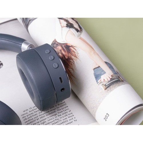 Купить Наушники Rombica Mysound BH-12 Gray с нанесением логотипа