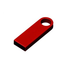 USB 3.0-флешка на 16 Гб с мини чипом и круглым отверстием, красный