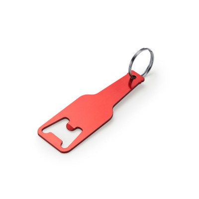 Купить Брелок-открывалка STOUT, красный с нанесением логотипа