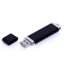 USB-флешка промо на 32 Гб прямоугольной классической формы, черный