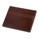 Купить Картхолдер для 6 пластиковых карт с RFID-защитой Fabrizio, коричневый с нанесением логотипа