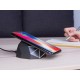 Купить Док-станция Geo Dock с быстрой беспроводной зарядкой, черный с белой подсветкой. XOOPAR (P) с нанесением логотипа