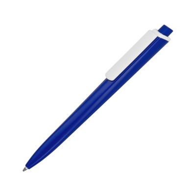 Купить Ручка пластиковая трехгранная шариковая Lateen, синий/белый с нанесением