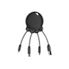 Купить Портативное зарядное устройство Octopus Booster, 1000 mAh, черный с нанесением логотипа