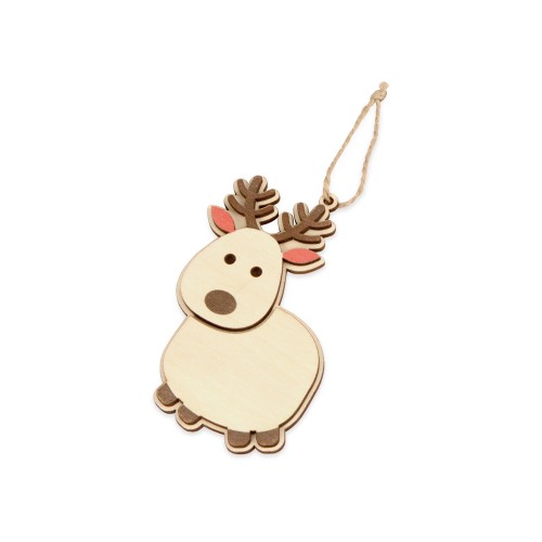 Купить Набор с новогодними подвесками, 5 подвесок, 122 х 45 х 122 мм с нанесением логотипа