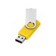 Купить Флеш-карта USB 2.0 32 Gb Квебек, желтый с нанесением логотипа