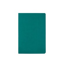 Бизнес тетрадь А5 Megapolis flex 60 л. soft touch клетка, морская волна