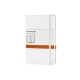 Купить Записная книжка Moleskine Classic (в линейку) в твердой обложке, Pocket (9x14см), белый с нанесением логотипа