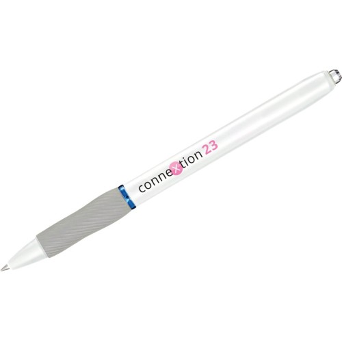 Купить Sharpie S-Gel, шариковая ручка, синие чернила, белый с нанесением логотипа