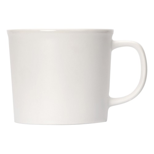 Купить Матовая кружка Nancy 360 мл цветная снаружи, белая внутри, белый с нанесением логотипа