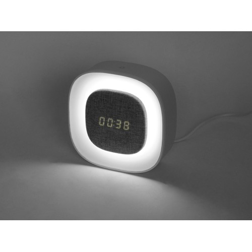 Купить Беспроводные настольные часы с регулируемой подсветкой Night Watch (Р) с нанесением логотипа