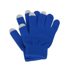 Перчатки для сенсорного экрана, синий, размер L/XL