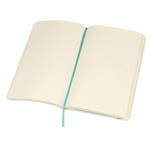 Купить Записная книжка Moleskine Classic Soft (в линейку), Large (13х21см), морская волна с нанесением логотипа