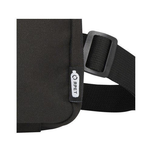 Купить Roam модульная косметичка из переработанных материалов, сертифицированных согласно GRS - сплошной черный с нанесением логотипа