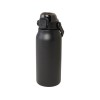 Купить Медная бутылка Giganto из переработанной нержавеющей стали объемом 1600 мл с вакуумной изоляцией - Черный с нанесением логотипа