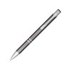Купить Кнопочная шариковая ручка Moneta из анодированного алюминия, синие чернила, серый с нанесением логотипа