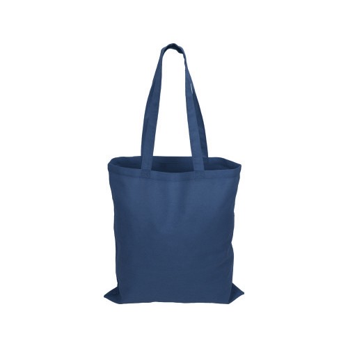 Купить Сумка для шопинга Carryme 140 хлопковая, 140 г/м2, нейви с нанесением логотипа