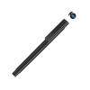 Купить Капиллярная ручка в корпусе из переработанного материала rPET RECYCLED PET PEN PRO FL, черный с голубым с нанесением логотипа