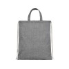 Купить Pheebs 150 г/м² Aware™ рюкзак со шнурком из переработанных материалов - Черный с нанесением логотипа