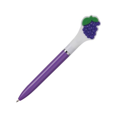 Купить Ручка шариковая Виноград, фиолетовый с нанесением