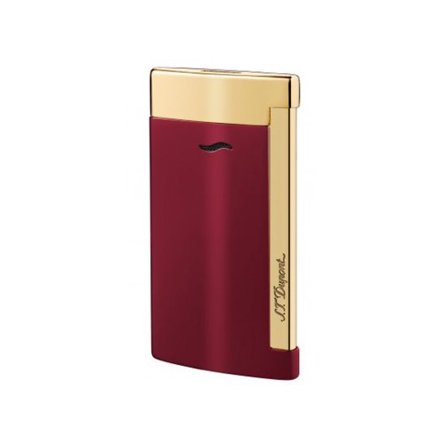 Купить Зажигалка Slim 7. S.T. Dupont, красный/золотистый с нанесением логотипа Купить Зажигалка Slim 7. S.T. Dupont, красный/золотистый с нанесением логотипа