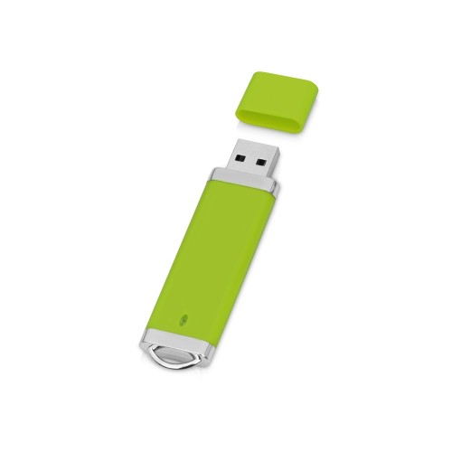 Купить Флеш-карта USB 2.0 16 Gb Орландо, зеленый с нанесением логотипа