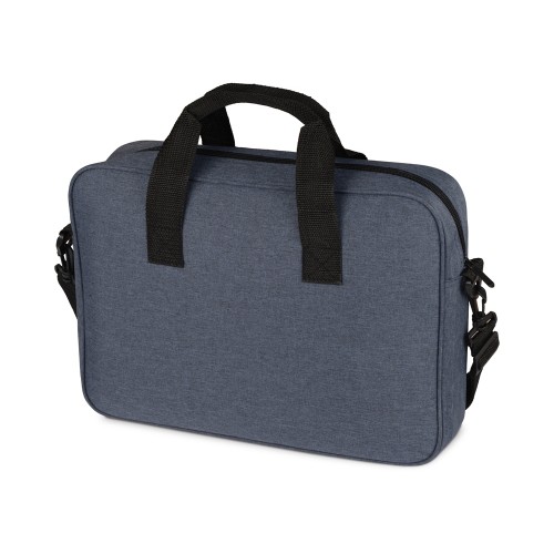 Купить Сумка для ноутбука Wing с вертикальным наружным карманом, синий (Р) с нанесением логотипа