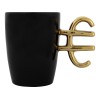 Купить Кружка Евро, черный/золотистый (Р) с нанесением логотипа