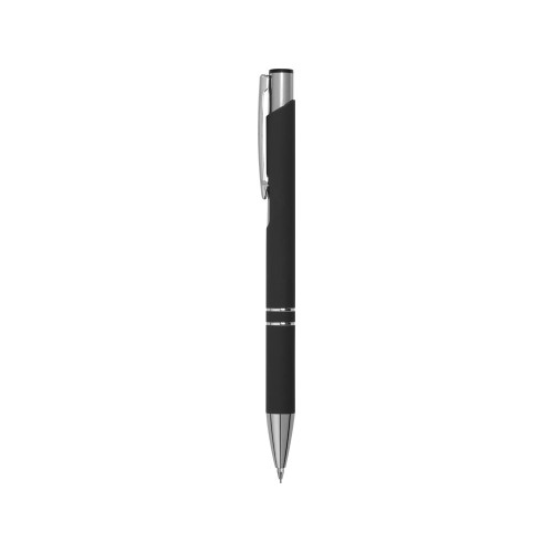 Купить Механический карандаш Legend Pencil софт-тач 0.5 мм, черный с нанесением логотипа