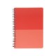 Купить Блокнот ColourBlock А5, красный с нанесением логотипа