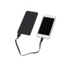 Купить Портативное зарядное устройство с белой подсветкой логотипа Faros, soft-touch, 4000 mAh с нанесением логотипа