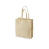 Купить Сумка-шоппер Wheat из переработанного пластика 80gsm, 30.5*33*12.5cm, бежевый с нанесением логотипа