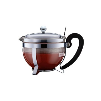 Купить CHAMBORD TEA. Чайник 500 мл, серебряный с нанесением логотипа