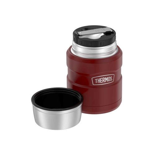 Купить Термос из нерж. стали с ложкой тм THERMOS SK3000 MRR 0,47L с нанесением логотипа