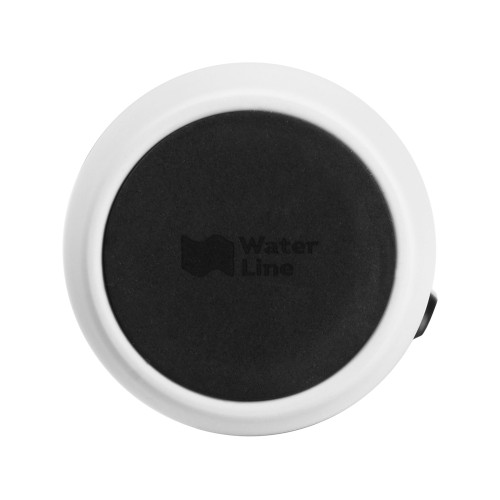 Купить Вакуумная термокружка с кнопкой Streamline, Waterline, soft-touch, белый с нанесением логотипа
