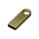 Купить USB 3.0-флешка на 64 Гб с мини чипом и круглым отверстием, золотистый с нанесением логотипа