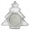 Купить Подсвечник стеклянный со свечой, прозрачный с нанесением логотипа