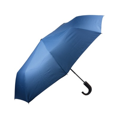 Купить Складной зонт полуавтоматический, синий с нанесением