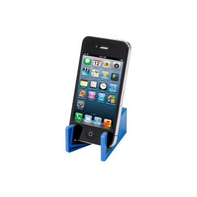 Купить Подставка для мобильного телефона Slim, ярко-синий с нанесением