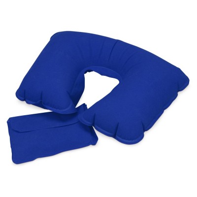 Купить Подушка надувная Сеньос, синий классический с нанесением