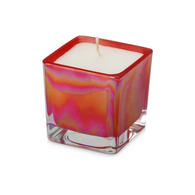 Купить Свеча парафиновая парфюмированная в стекле Palo, красная с нанесением логотипа