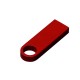 Купить USB 2.0-флешка на 64 Гб с мини чипом и круглым отверстием, красный с нанесением логотипа