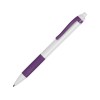 Купить Ручка пластиковая шариковая Centric, белый/фиолетовый с нанесением логотипа